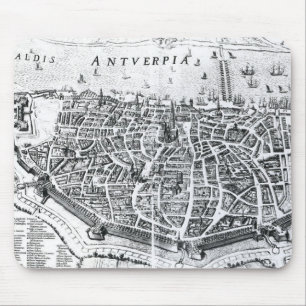 Mousepad Mapa de Antuérpia