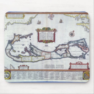 Mousepad Mapa de Bermuda