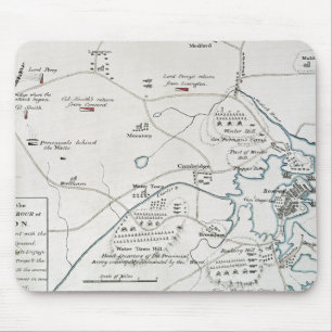 MOUSEPAD MAPA DE BOSTON-CONCORD, 1775