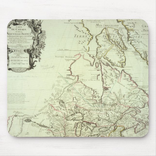 Mousepad Mapa de Canadá (Frente)