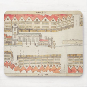 Mousepad Mapa de Cheapside, Londres, 1585