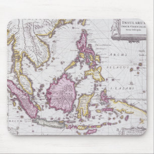 Mousepad Mapa de China & de Indonésia   1710