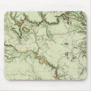 Mousepad Mapa de Classificação de Terra do Novo México
