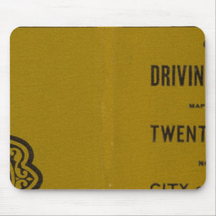 Mousepad Mapa de condução e rodas de Colton dos EUA 3