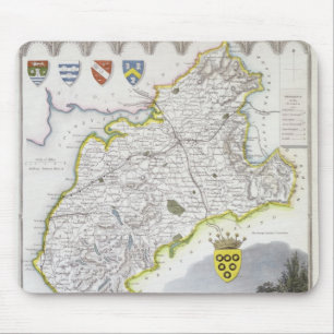 Mousepad Mapa de Cumberland, 'do inglês de Moule