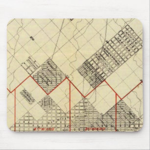 Mousepad Mapa de Estrutura de Tópicos de Duluth e Subúrbi