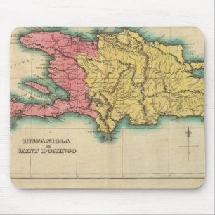 Mousepad Mapa De Hispaniola Ou De Domingo Rua