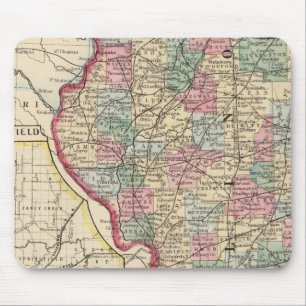 Mousepad Mapa de Illinois por Mitchell