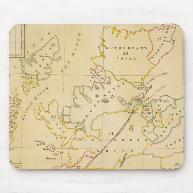 Mousepad Mapa de índice (Frente)