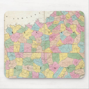 Mousepad Mapa de Kentucky e Tennessee