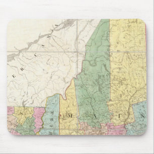 Mousepad Mapa de Maine, New Hampshire, Vermont
