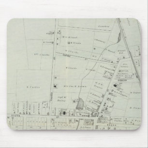 Mousepad Mapa de Manasquan, Nova Jersey