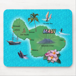 Mousepad Mapa de Maui