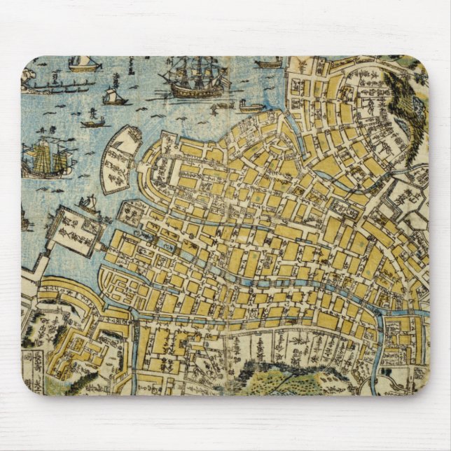 Mousepad Mapa de Nagasaki (Frente)