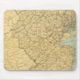 Mousepad Mapa de Nova Jersey