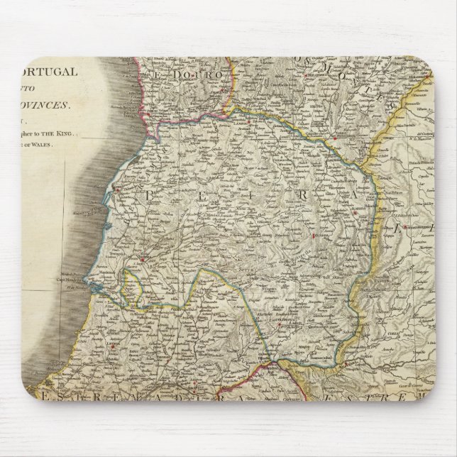 Mousepad Mapa de Portugal (Frente)