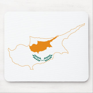 Mousepad Mapa de Sinalizador de Chipre