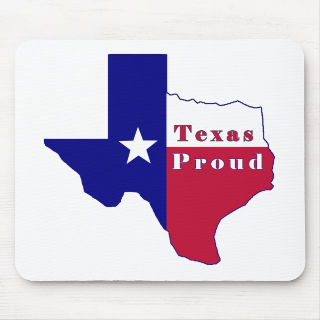 Mousepad Mapa de Sinalizador Ortod do Texas (Frente)
