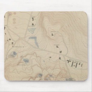 Mousepad Mapa detalhado dos Primaveras de Mamute