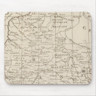 Mousepad Mapa do assento da guerra na França 2