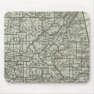 Mousepad Mapa do Atlas do Alabama