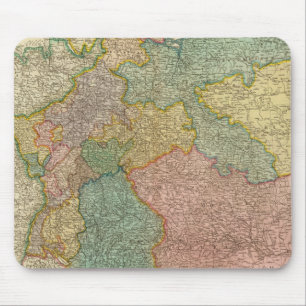 Mousepad Mapa do Atlas do Império Alemão
