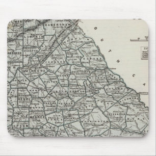 Mousepad Mapa do Atlas Georgia
