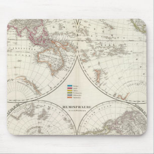 Mousepad Mapa do Atlas Planiglob der Erde