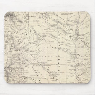 Mousepad Mapa do Chaco Excelente e regiões vizinhas