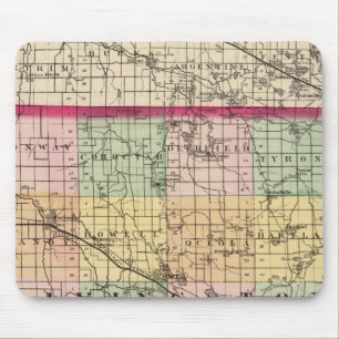 Mousepad Mapa do Condado de Livingston, Michigan