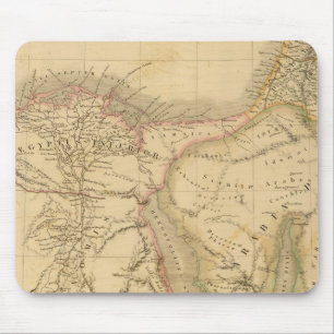 Mousepad Mapa do Egito, da Palestina e da Arábia