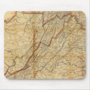 Mousepad Mapa do Estado da Virgínia
