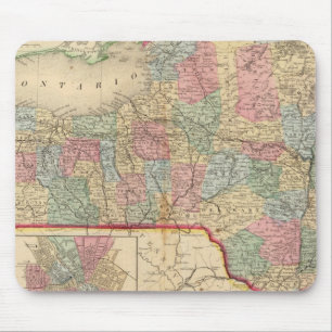 Mousepad Mapa do Estado de Nova Iorque por Mitchell
