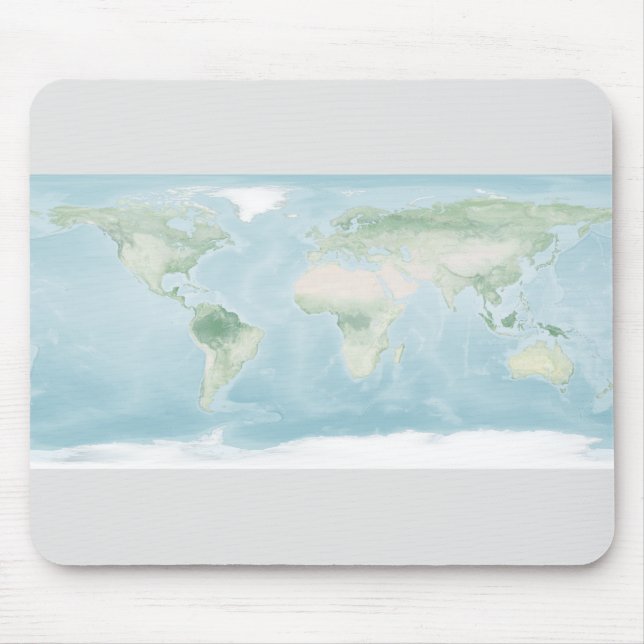 Mousepad Mapa do Explorador da Superfície da Terra (Frente)