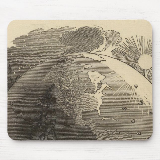 Mousepad Mapa do Hemisfério Ocidental por Goodrich (Frente)