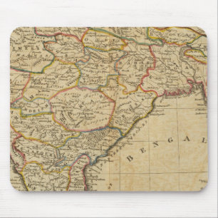 Mousepad Mapa do Hindostan ou da Índia