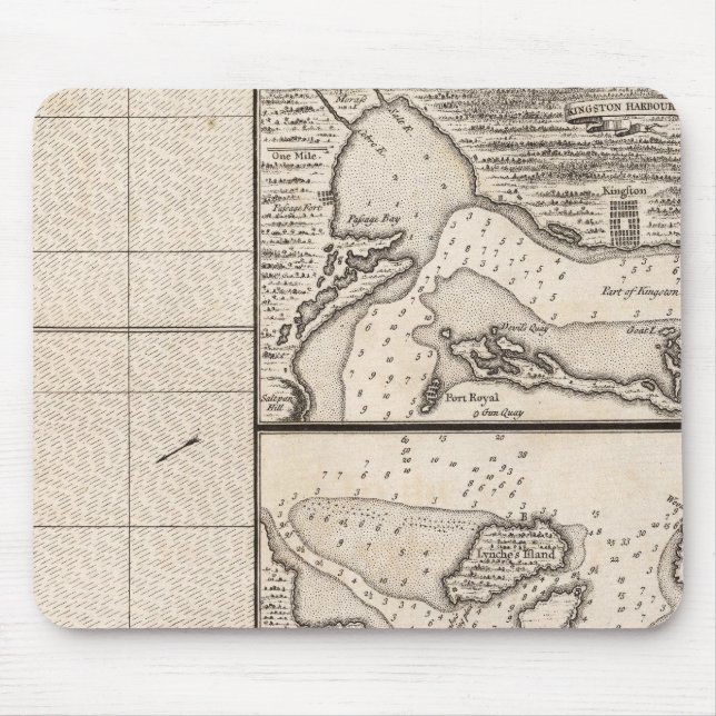 Mousepad Mapa do Império Britânico na América 16 (Frente)