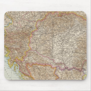 Mousepad Mapa do Império Húngaro da Áustria
