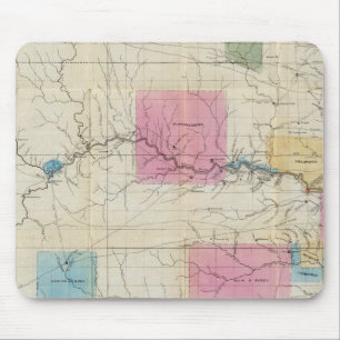 Mousepad Mapa do Kansas Oriental