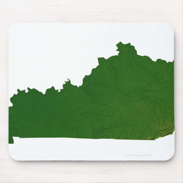 Mousepad Mapa do Kentucky (Frente)