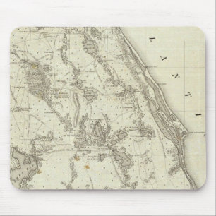 Mousepad Mapa Do Lugar Da Guerra Na Flórida