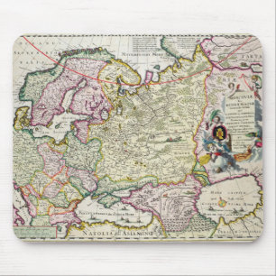 Mousepad Mapa do menor de Ásia