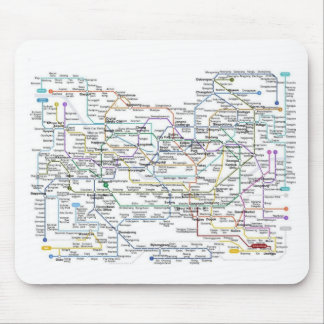 Mousepad Mapa do metro de Seoul