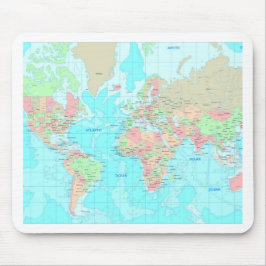 Mousepad Mapa do mundo
