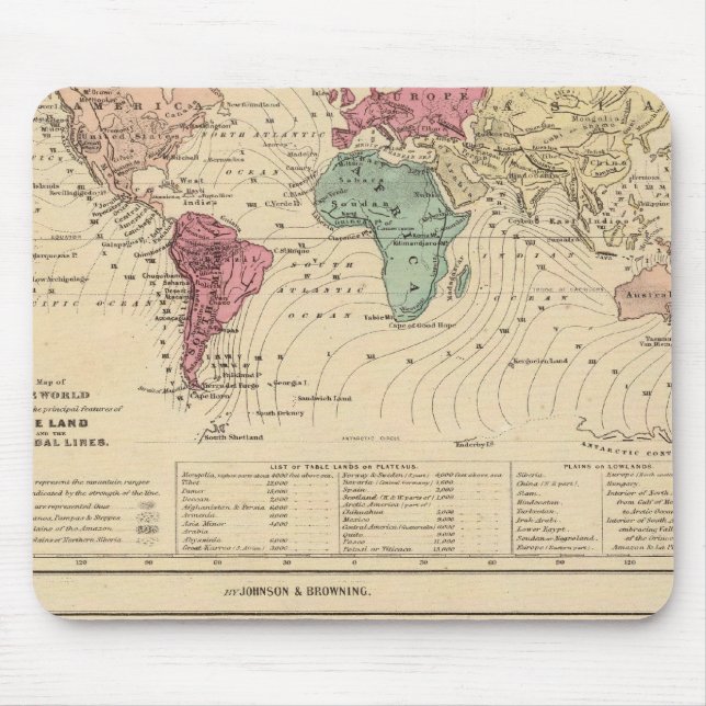 Mousepad Mapa do Mundo (Frente)