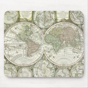 Mousepad Mapa do mundo 1744