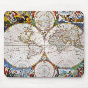 Mousepad MAPA DO MUNDO, século XVII