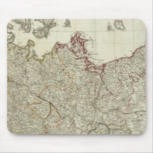 Mousepad Mapa do Norte do Império da Alemanha