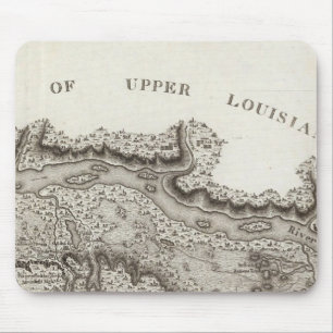 Mousepad Mapa do País de Illinois