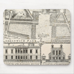 Mousepad Mapa do parque de Greenwich